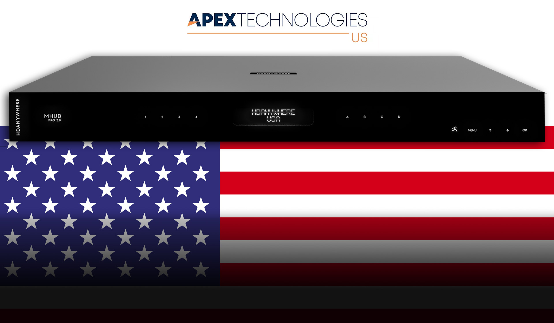 HDANYWHERE announces new partnership with USA’s leading European brand specialist distributor, Apex Technologies.