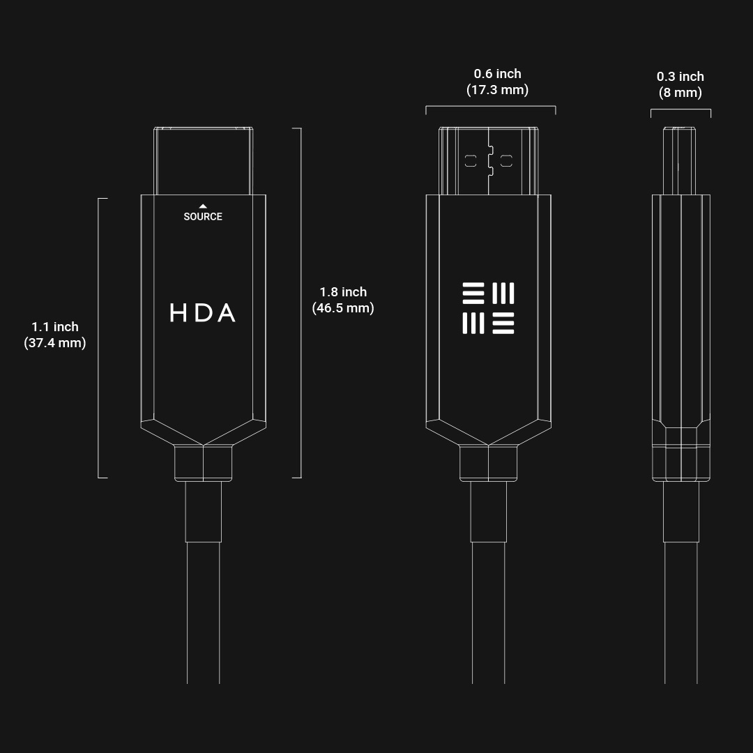 SlimWire MAX HDMI cable