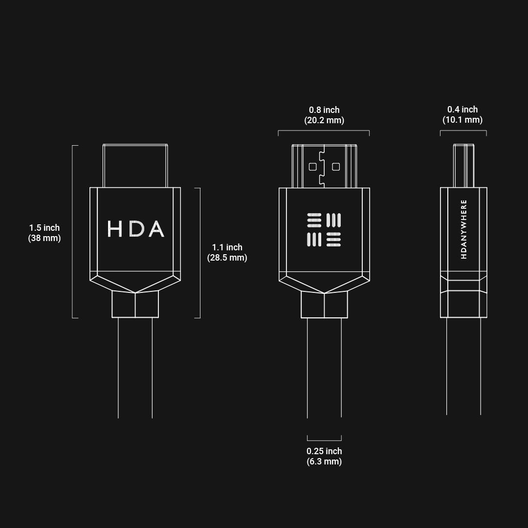 8K SlimWire MAX HDMI cable