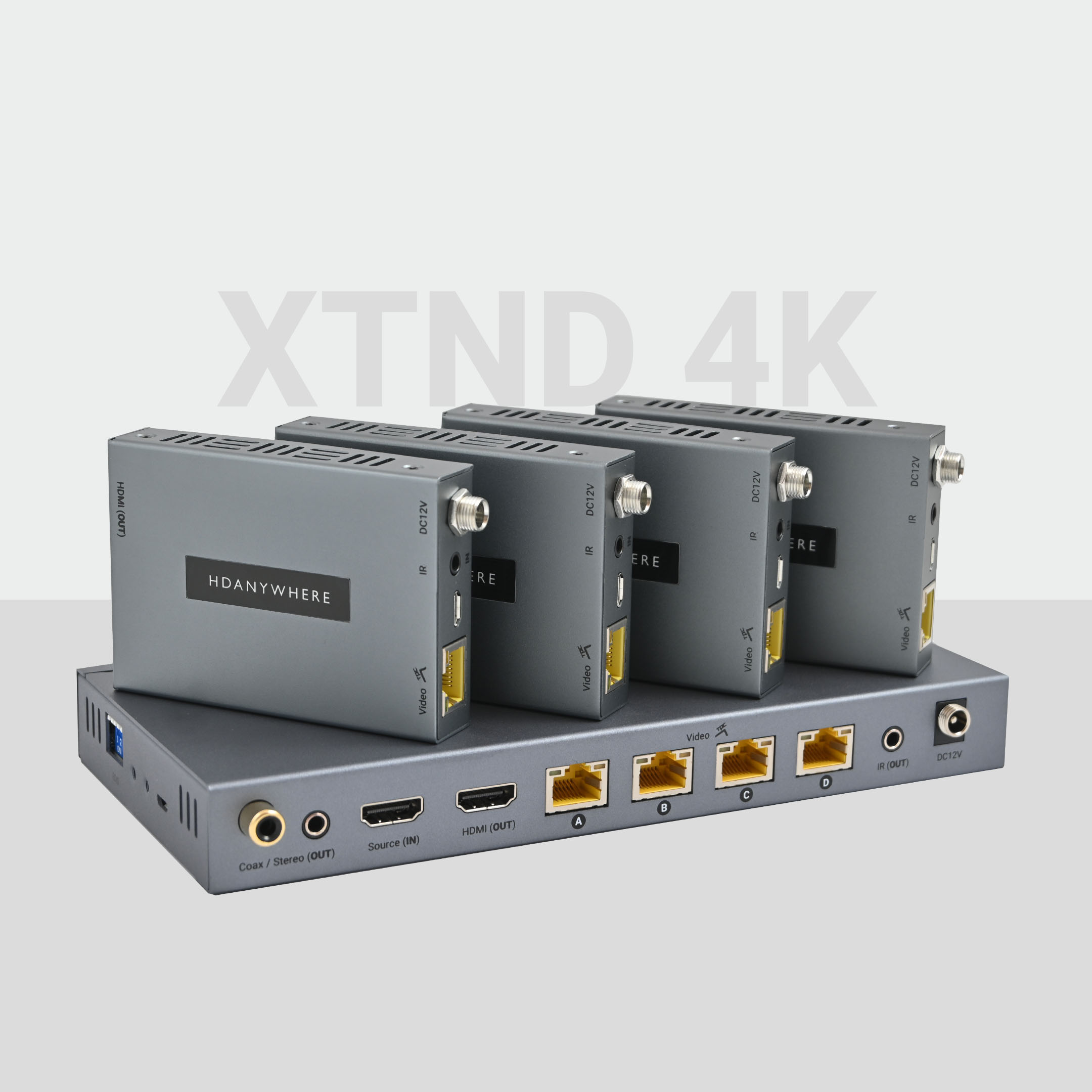 XTND 4K (40) TPC Splitter (1x4+1)